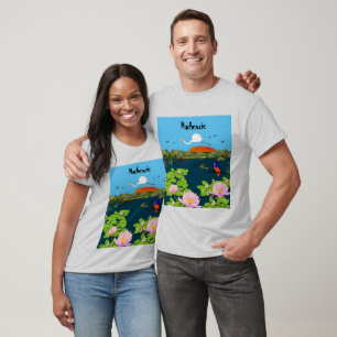 Nordaustralische Tropenlandschaft farbenfroh T-Shirt