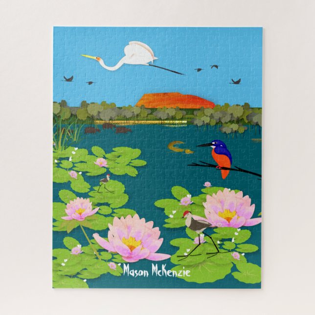 Nordaustralische Tropenlandschaft Puzzle (Vertikal)