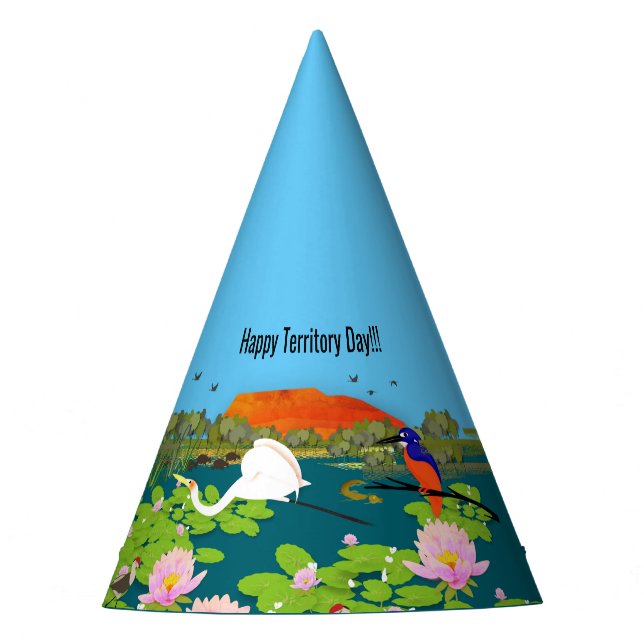 Nordaustralische Tropenmonsun Landschaft Partyhütchen (Vorderseite)