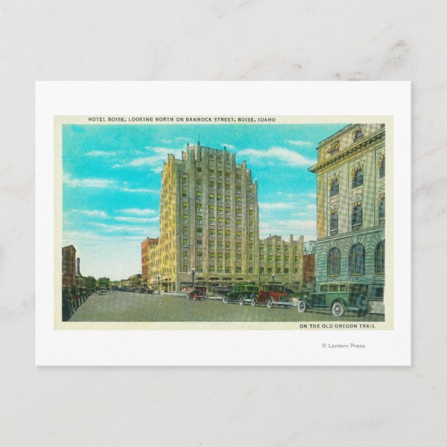 Nordblick auf Bannock St Postkarte (Vorderseite)