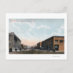 Nordblick von der Wenatchee Avenue Postkarte