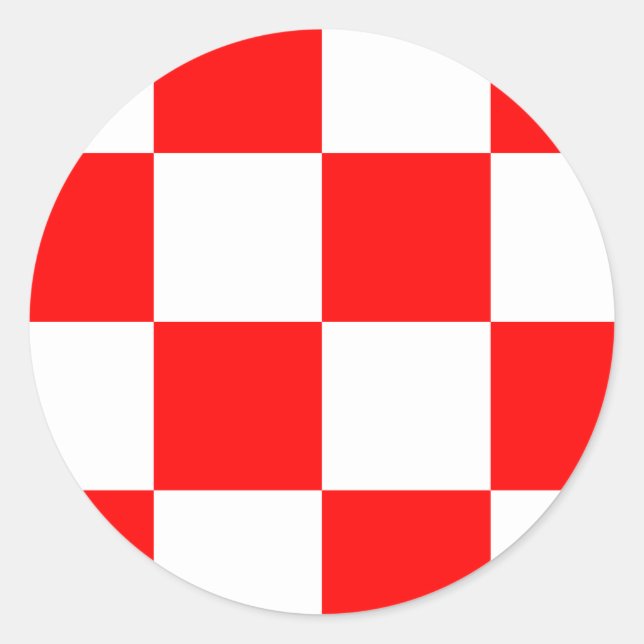 Nordbrabant, Niederlande Runder Aufkleber (Vorderseite)