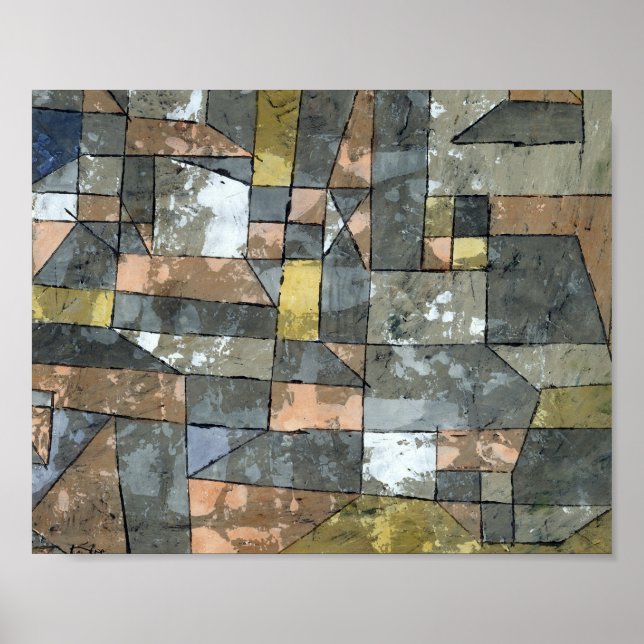 Norddeutsche Stadt : Paul Klee 1930 Poster (Vorne)