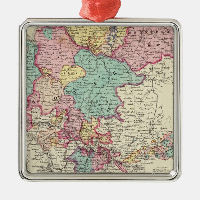 Norddeutschland 2 silbernes ornament (Vorne)