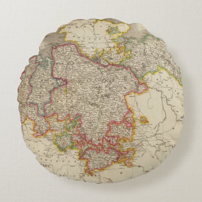 Norddeutschland Rundes Kissen (Vorderseite)