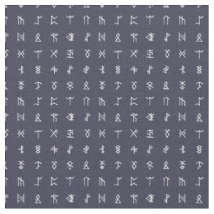 Norde Runen Symbol Muster Stoff