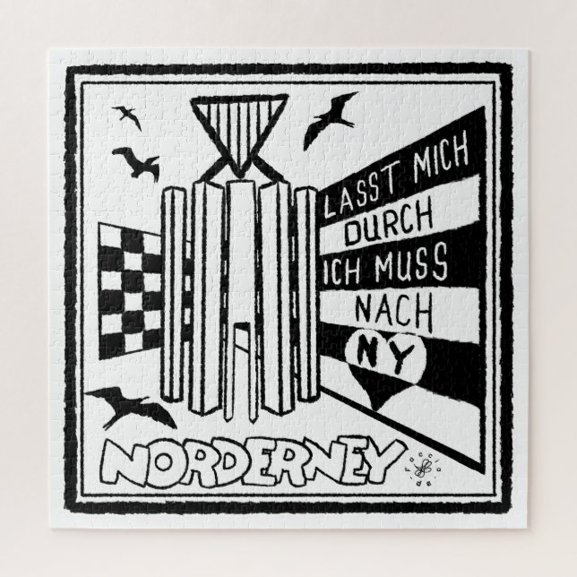 Norderney Puzzle (Vertikal)