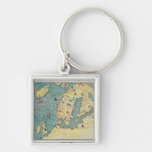 Nordeuropa Schlüsselanhänger (Vorne)
