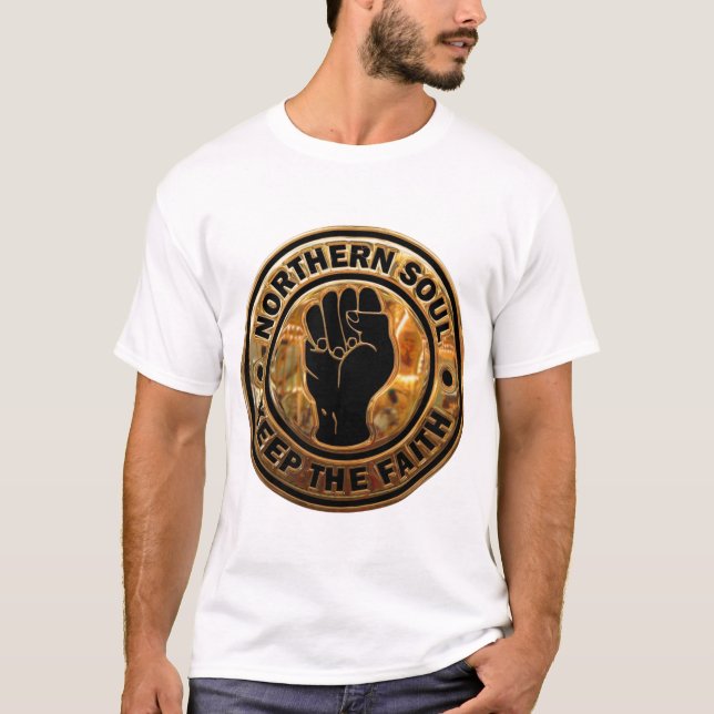 Nordgold-Schwarz T-Shirt (Vorderseite)