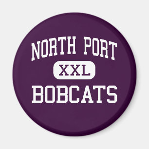 Nordhafen - Rotluchse - hoch - Nordhafen Florida Magnet