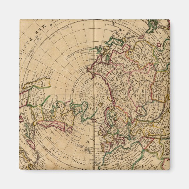 Nordhalbkugel 5 magnet (Vorne)