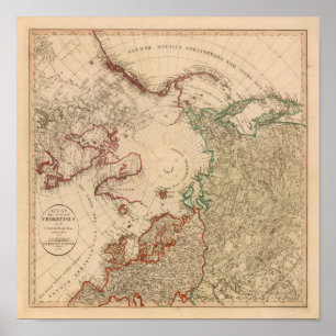 Nordhalbkugel, Arktis Poster