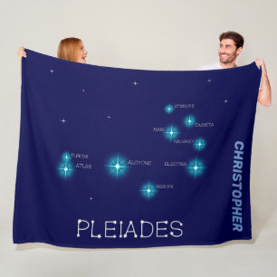Nordhalbkugel Pleiades Star Formation Fleecedecke