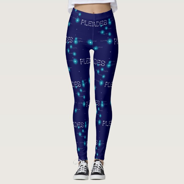 Nordhalbkugel Pleiades Star Formation Leggings (Vorderseite)