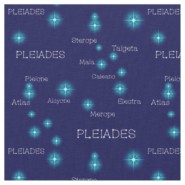 Nordhalbkugel Pleiades Star Formation Stoff (Nahaufnahme)