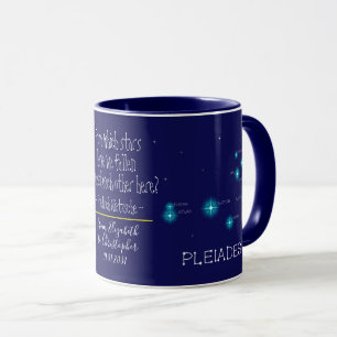 Nordhalbkugel Pleiades Star Formation Tasse