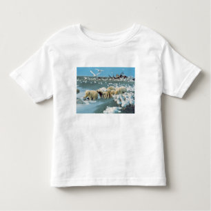 Nordhang, Alaska. Polar Bears Ursus Kleinkind T-shirt