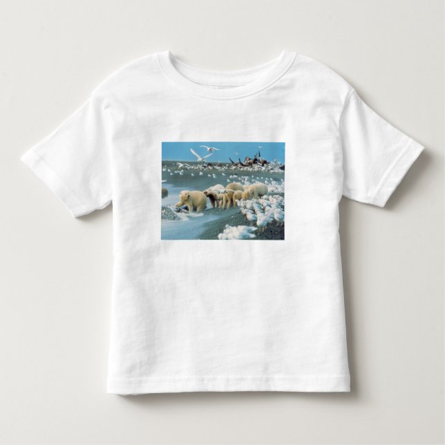 Nordhang, Alaska. Polar Bears Ursus Kleinkind T-shirt (Vorderseite)