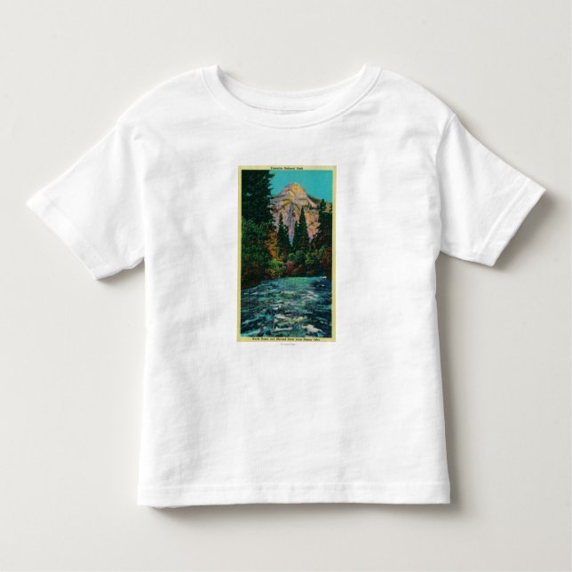 Nordhaube und Merced Fluss von den glücklichen Kleinkind T-shirt (Vorderseite)