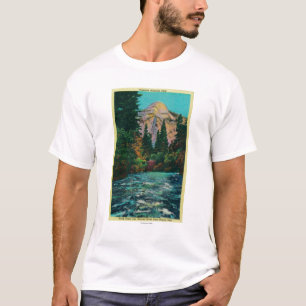 Nordhaube und Merced Fluss von den glücklichen T-Shirt
