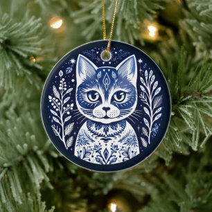 Nordic Cat Ornament