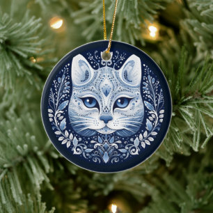 Nordic Cat Ornament