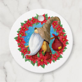 Nordic Christmas Gnome Geschenkanhänger