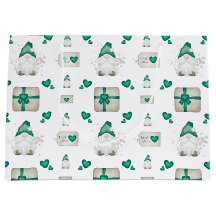 Nordic Christmas Gnomes Watercolor Xmas Muster