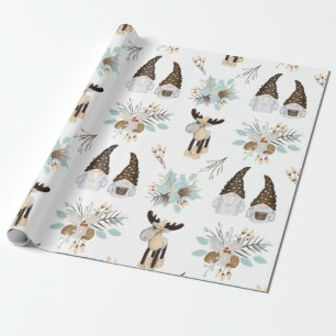 Nordic Christmas Pattern Wrapping Paper Geschenkpapier