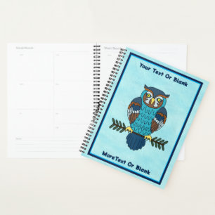 Nordic Folk Art Owl Planer