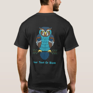 Nordic Folk Art Owl T-Shirt