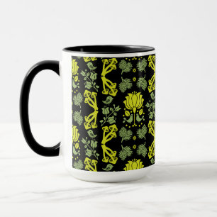 Nordic Forest Mushroom Folklore Art Tasse