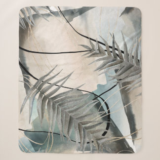 Nordic Geometric Floral Marble Sherpadecke