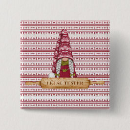 Nordic Gnome | Lefse Tester Button