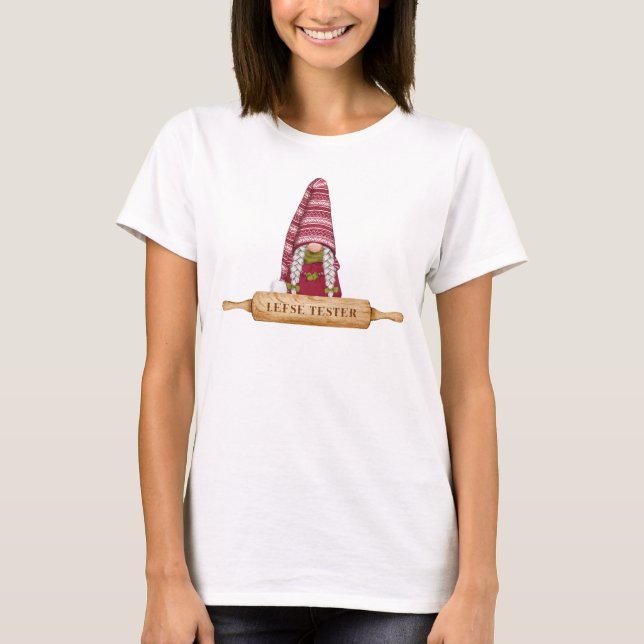 Nordic Gnome | Lefse Tester T - Shirt (Vorderseite)