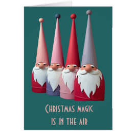 Nordic Gnomes Retro Modern Christmas Kitsch Cut