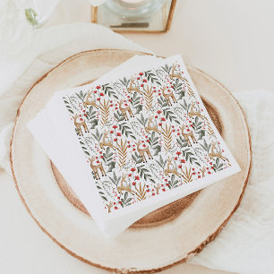 Nordic Holiday Paper Napkins Scandi Christmas Deh Serviette
