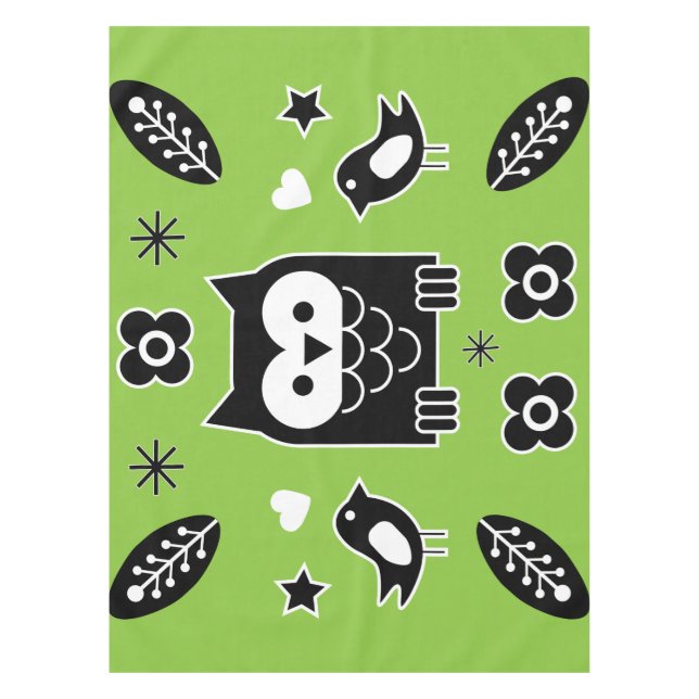 Nordic Horse Folk Art Gift Tischdecke (Vorderseite)