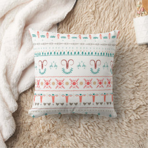 Nordic Light Winter Pattern Kissen