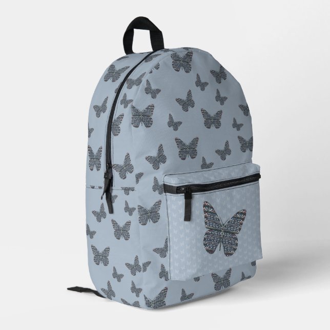Nordic Monarch Bedruckter Rucksack (Rückseitige Ecke links)