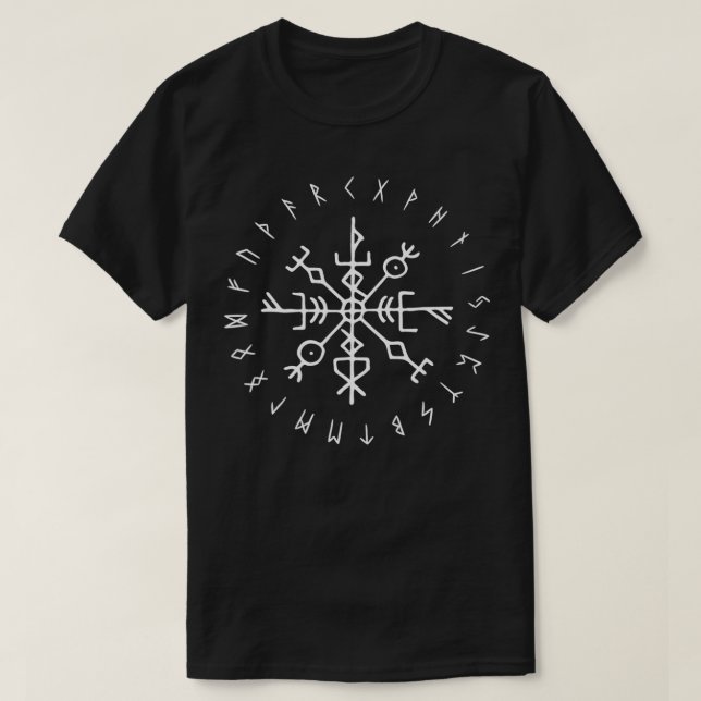 Nordic Mythology Odin Skol Norse Scandinavian Viki T-Shirt (Design vorne)