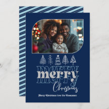 Nordic Night Modern Retro Doodle Weihnachtsfest Fo