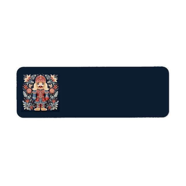 Nordic Nutcracker Address Labels (Vorne)