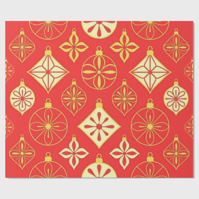 Nordic Ornaments  Geschenkpapier (Flach)