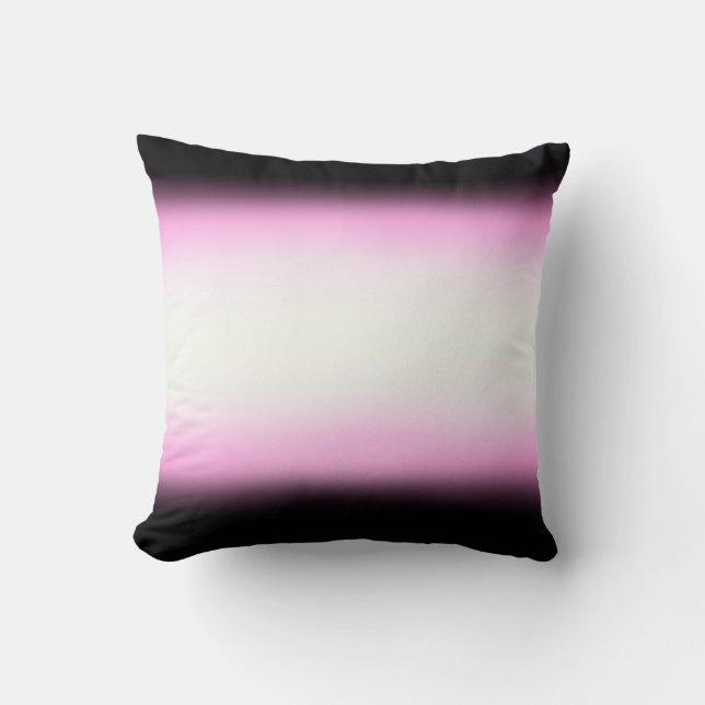Nordic Pink Black|Pink|White Kissen (Vorderseite)
