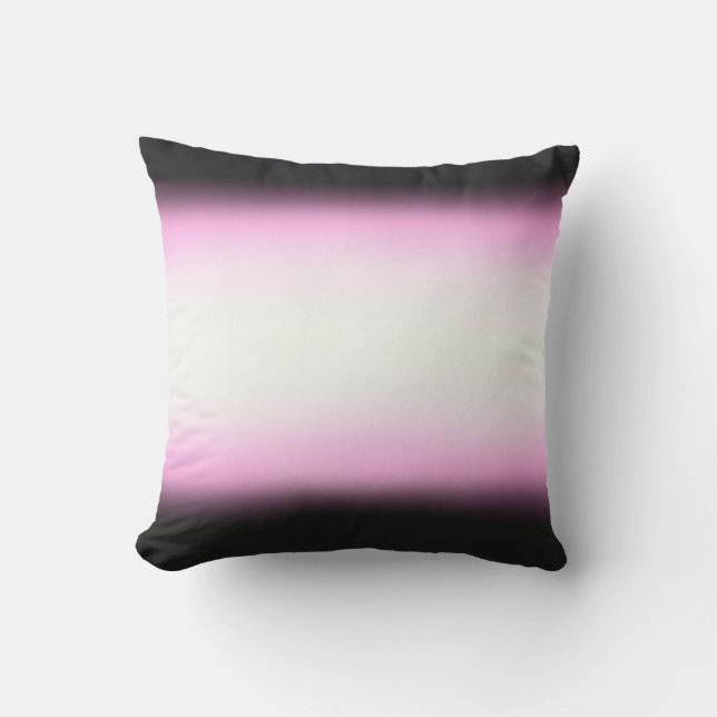 Nordic Pink Black|Pink|White Kissen (Vorderseite)