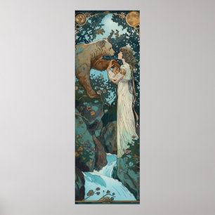 Nordic Prince - Vintag Maxfield Parrish Style Pos Poster