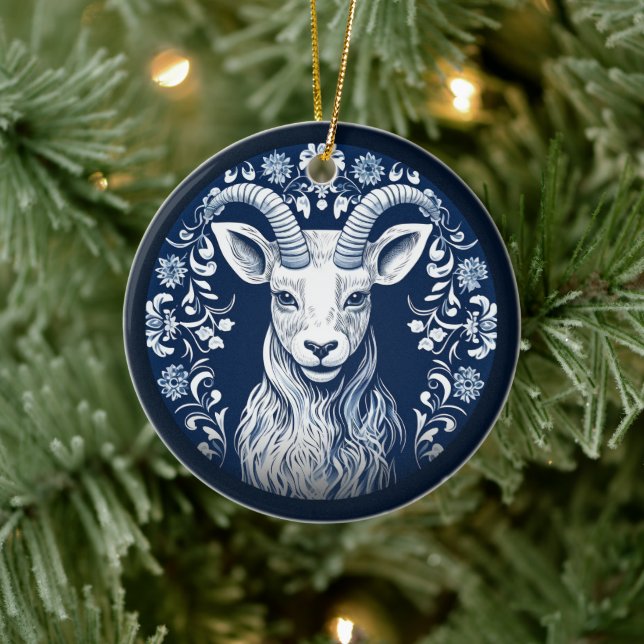 Nordic Ram Ornament (Baum)