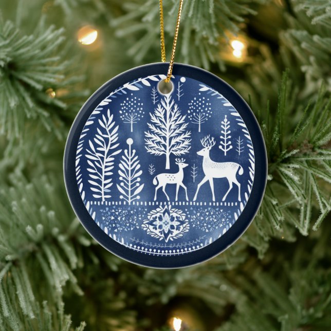 Nordic Rentier Ornament (Baum)