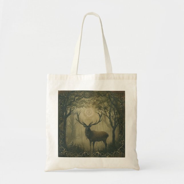 Nordic Samhain Tragetaschen - Stag Design (Vorne)